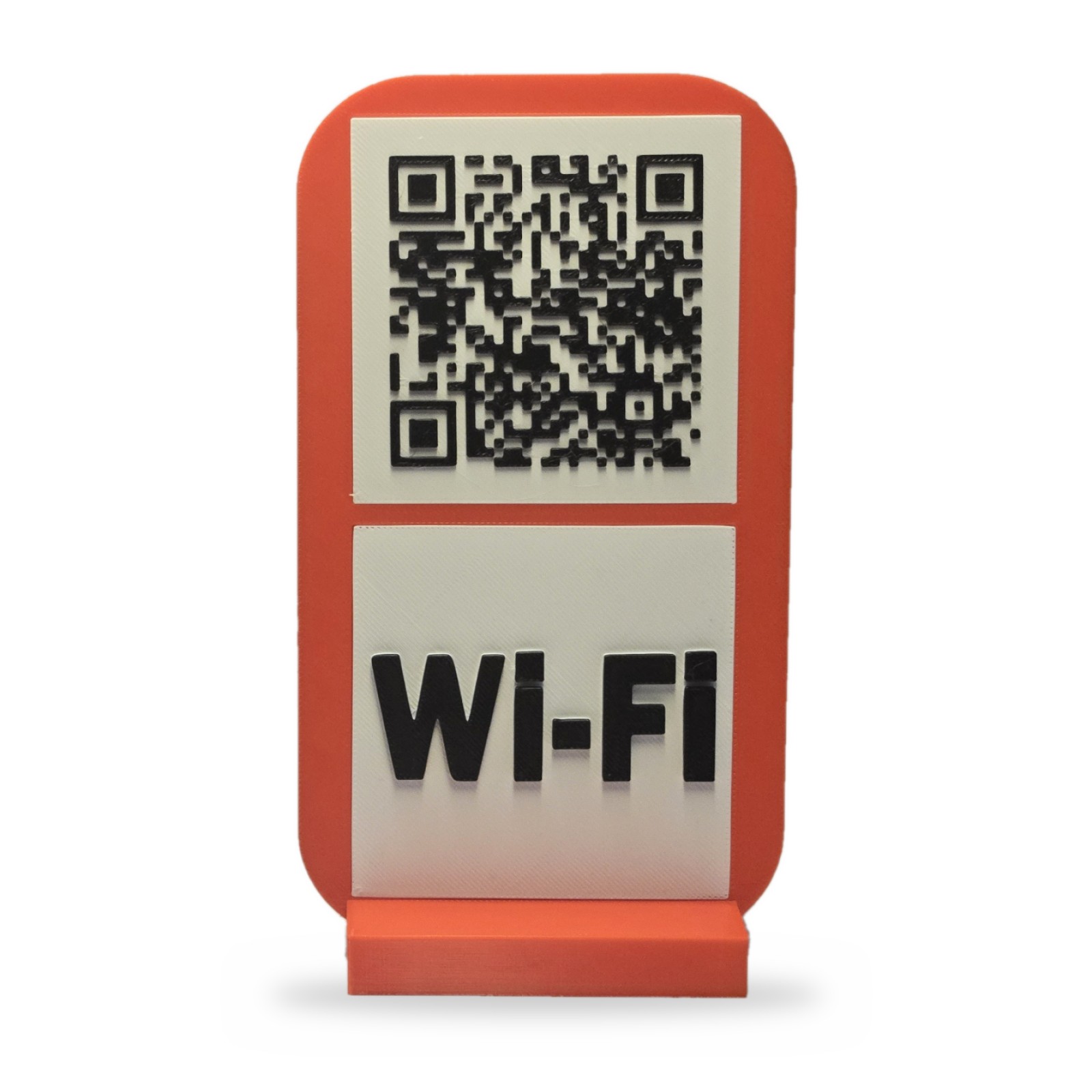 NERGtags Plaque - Wi-Fi QR code plaque